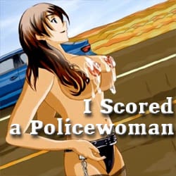 I Scored A Policewoman strip mobile game