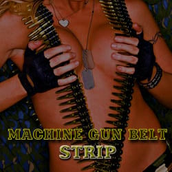 Machine Gun Belt Strip adult game
