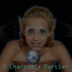 I Charged a Martian strip mobile game