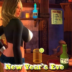 Hardcore New Year Eve adult mobile game