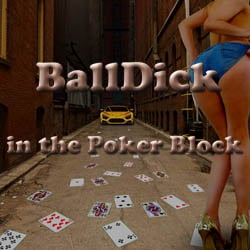 BallDick in the Poker Block strip mobile game