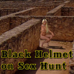 Black Helmet on Sex Hunt - mobile adult game