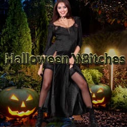 Halloween Witches strip mobile game