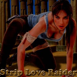 Strip Love Raider - a Tomb Raider Parody - mobile adult game