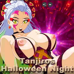 Tanjiros Halloween Night - mobile strip game