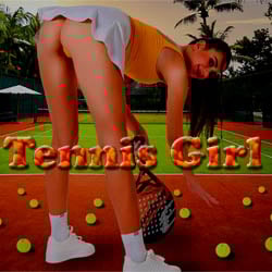Tennis Girl adult game