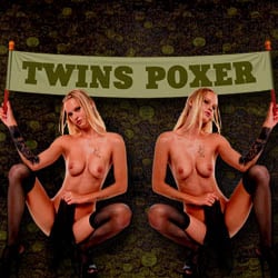 Twins PoXer strip mobile game